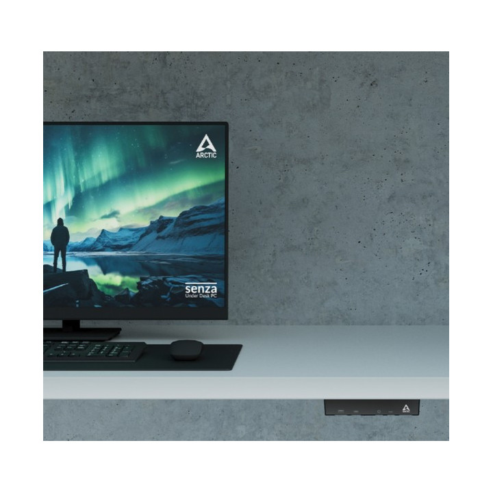 Mini PC ARCTIC Senza 5700G AMD Ryzen™ 7 32 GB DDR4 1 TB SSD Windows 11 Home Preto