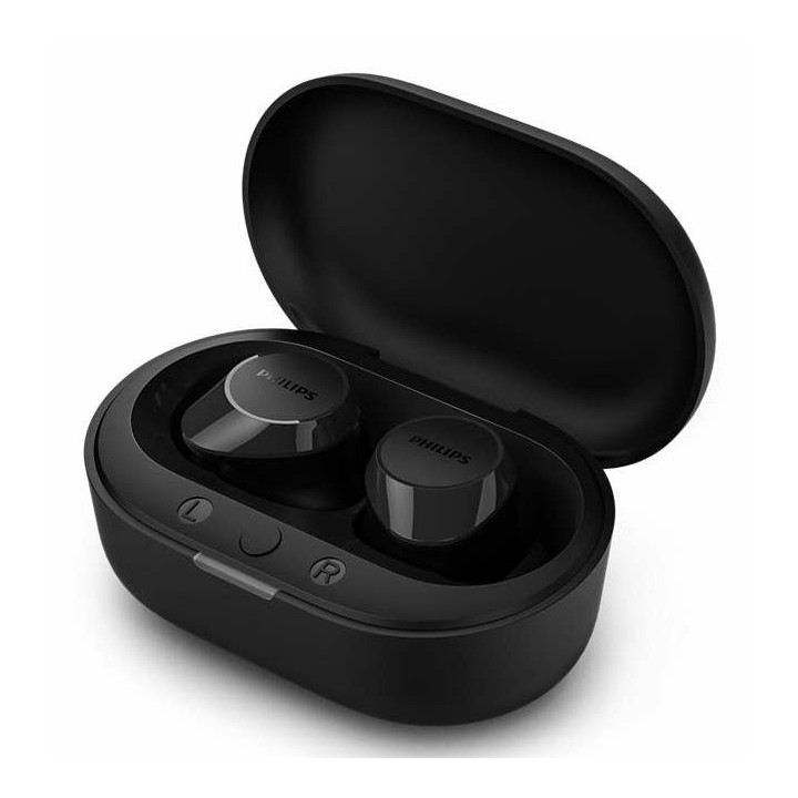 Philips TAT1209BK 00 auscultador Auscultadores True Wireless Stereo (TWS) Intra-auditivo Chamadas Música Bluetooth Preto