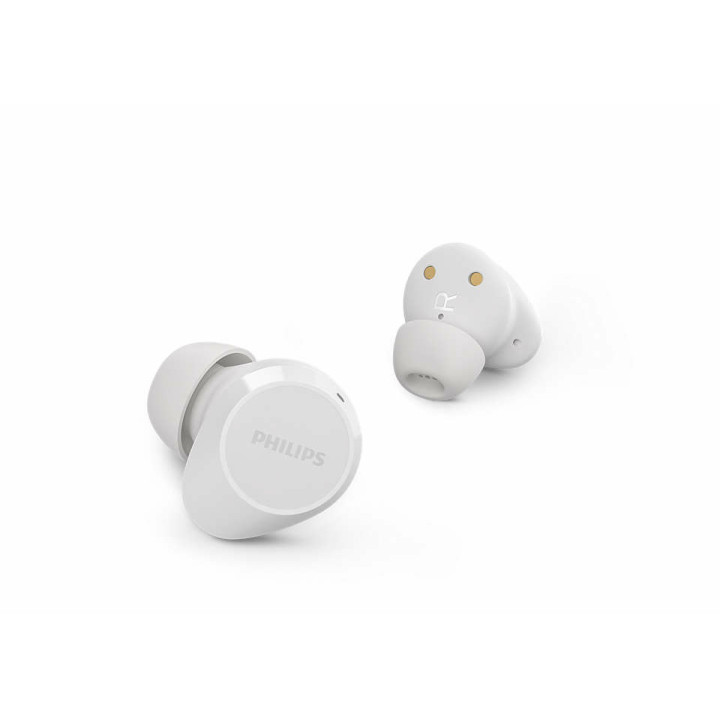 Philips TAT1209WT 00 auscultador Auscultadores True Wireless Stereo (TWS) Intra-auditivo Chamadas Música Bluetooth Branco