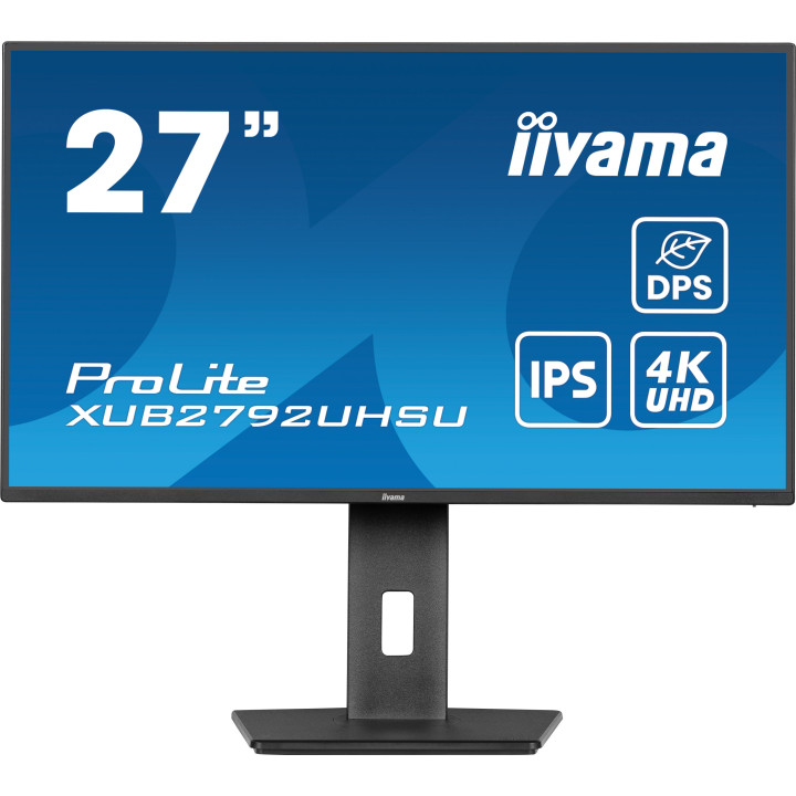 iiyama ProLite XUB2792UHSU-B6 monitor de ecrã 68,6 cm (27") 3840 x 2160 pixels 4K Ultra HD LED Preto