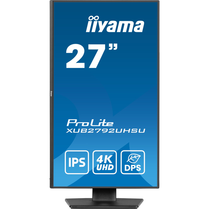 iiyama ProLite XUB2792UHSU-B6 monitor de ecrã 68,6 cm (27") 3840 x 2160 pixels 4K Ultra HD LED Preto