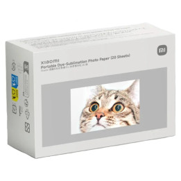 Papel fotográfico de sublimação para Xiaomi Photo Printer Pro (50