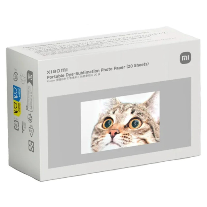 Papel fotográfico de sublimação para Xiaomi Photo Printer Pro (50