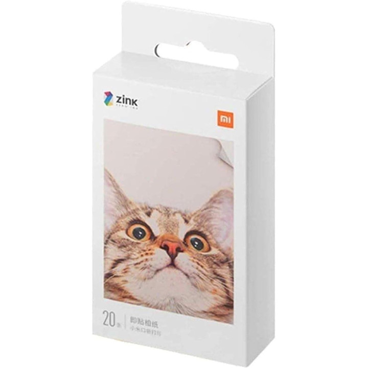Papel Fotográfico Xiaomi Portable Dye-Sublimation Photo Paper (20 Folhas)