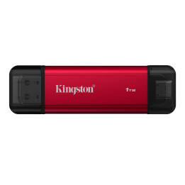 Kingston Technology Dual Portable 1 TB USB Type-A   USB Type-C 3.2 Gen 2 (3.1 Gen 2) Preto, Vermelho