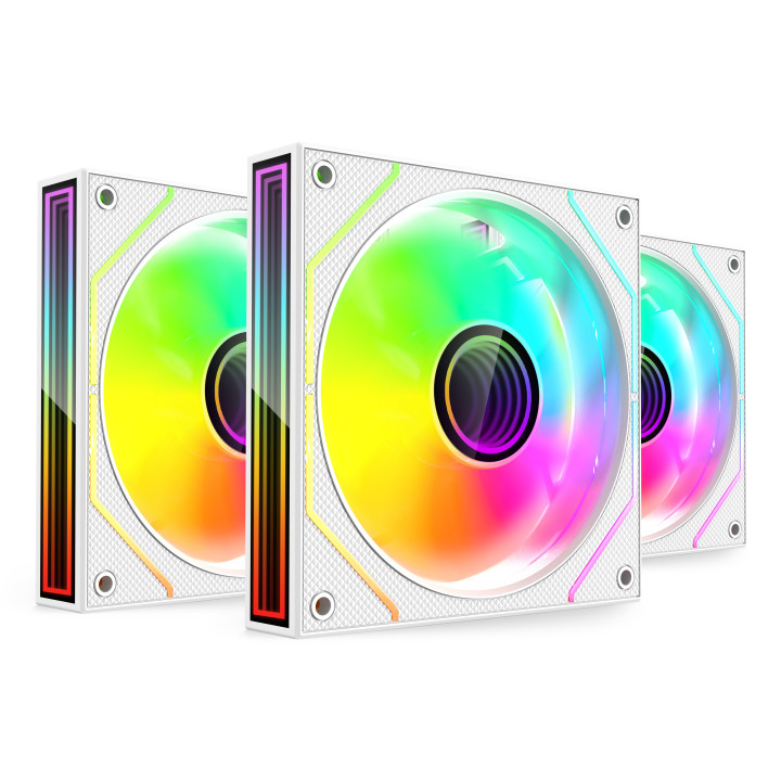 Mars Gaming MF3DPROKITW Sistema de Arrefecimento de Computador Caixa de computador Ventoinha 12 cm Branco