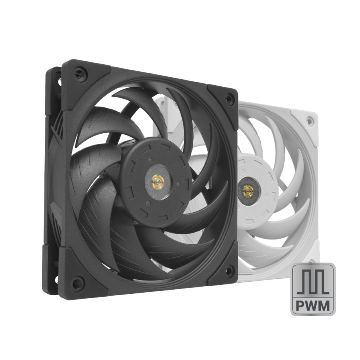 Mars Gaming MF-NC Caixa de computador Ventoinha 12 cm Preto 1 unidade(s)