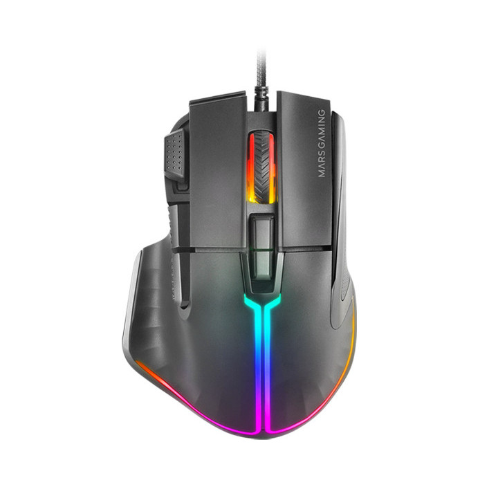 Mars Gaming MMXT rato Jogos Mão direita USB Type-A Ótico 12800 DPI