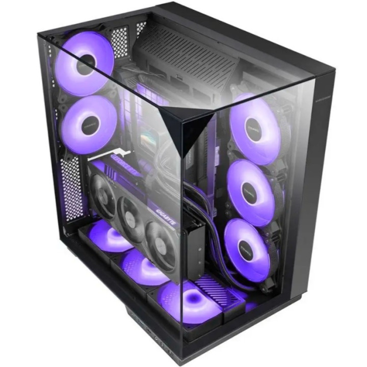 Caixa ATX Mars Gaming MC-3GF ARGB Tempered Glass Preta