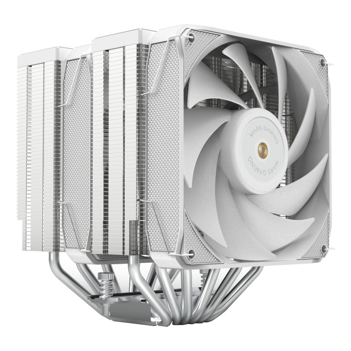Mars Gaming MCPU-XU6W Processador Arrefecimento a ar 12 cm Branco 1 unidade(s)