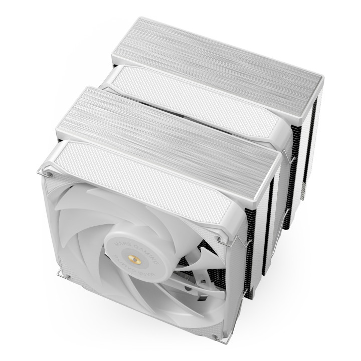 Mars Gaming MCPU-XU6W Processador Arrefecimento a ar 12 cm Branco 1 unidade(s)