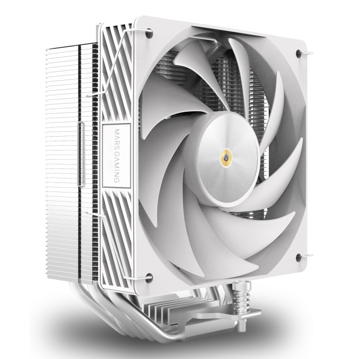 Mars Gaming MCPUX5W Sistema de Arrefecimento de Computador Processador Arrefecimento a ar 12 cm Branco 1 unidade(s)