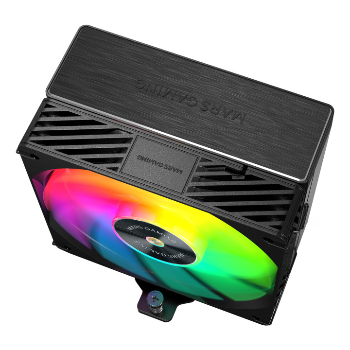 Mars Gaming MCPUX5ARGB Sistema de Arrefecimento de Computador Processador Arrefecimento a ar 12 cm Preto 1 unidade(s)