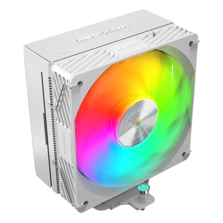 Mars Gaming MCPUX5ARGBW Sistema de Arrefecimento de Computador Processador Arrefecimento a ar 12 cm Branco 1 unidade(s)