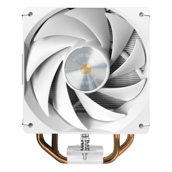 Mars Gaming MCPU-X4W Processador Arrefecimento a ar 12 cm Branco 1 unidade(s)
