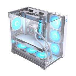 Hiditec SKY Tower Transparente, Branco