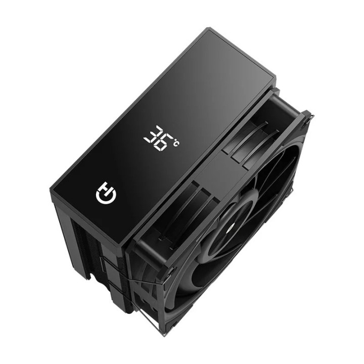 Hiditec DC10 PRO Processador Arrefecimento a ar 12 cm Preto 1 unidade(s)