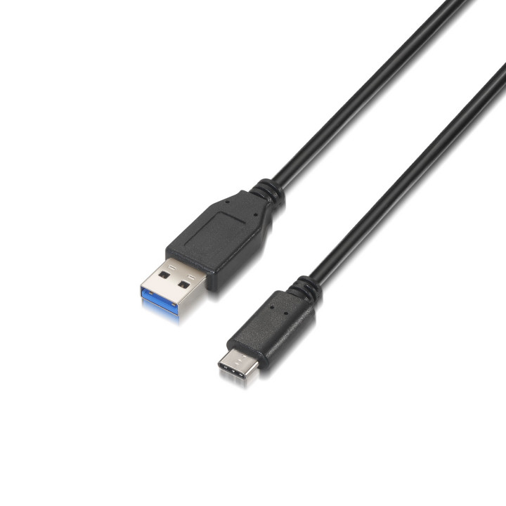 AISENS A107-0060 cabo USB USB 3.2 Gen 2 (3.1 Gen 2) 1 m USB A USB C Preto