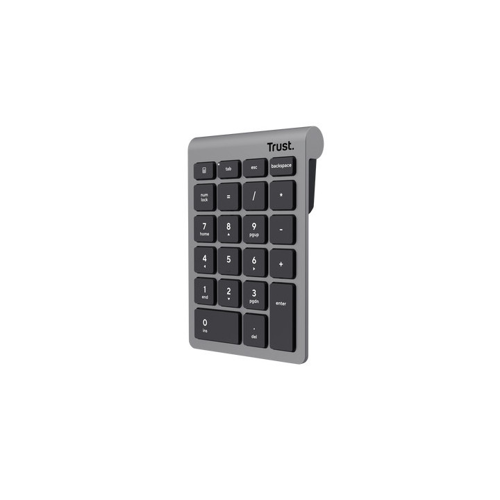Trust Xalas teclado numérico Laptop PC RF Wireless Prateado