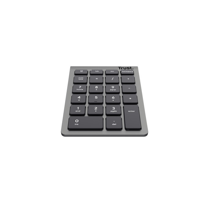 Trust Xalas teclado numérico Laptop PC RF Wireless Prateado