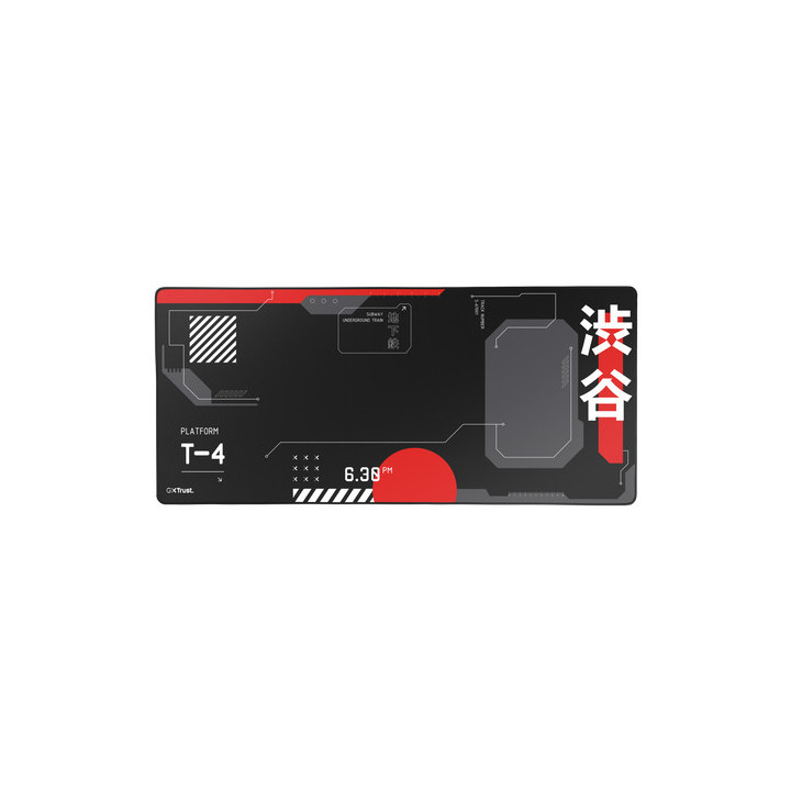 Trust GXT 759 XXL Tapete Gaming Preto, Vermelho