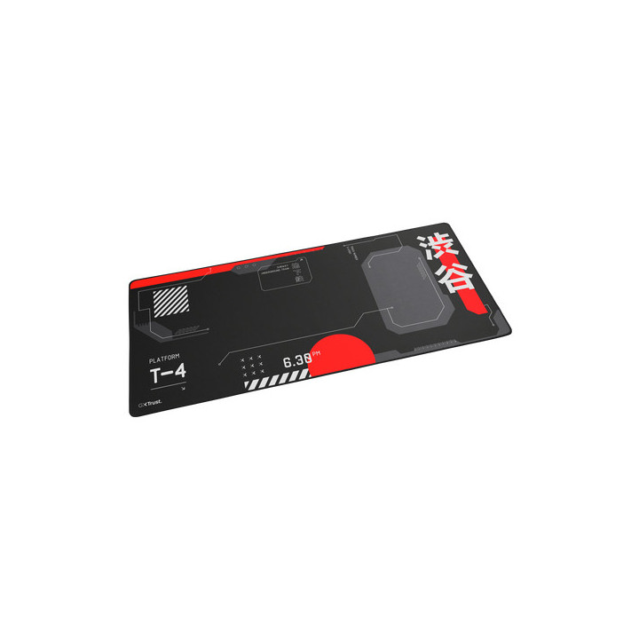 Trust GXT 759 XXL Tapete Gaming Preto, Vermelho