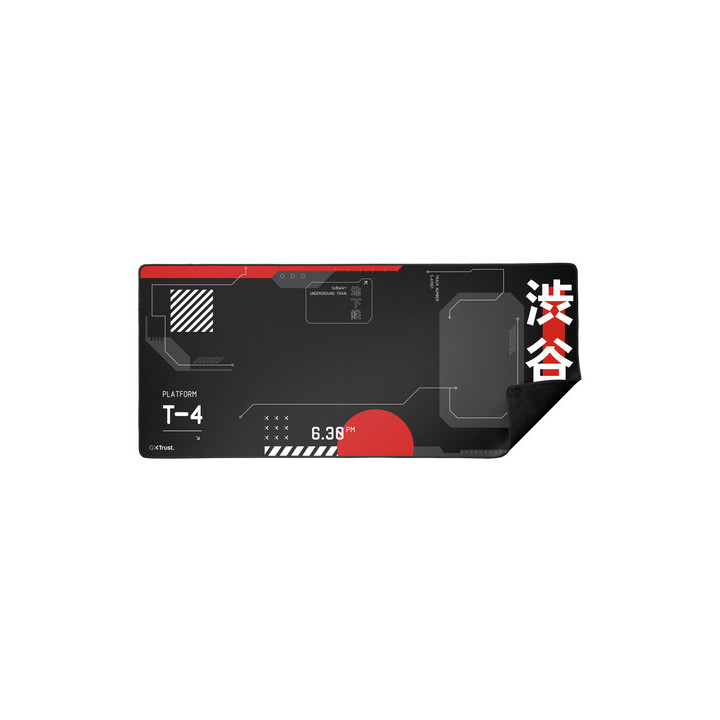 Trust GXT 759 XXL Tapete Gaming Preto, Vermelho