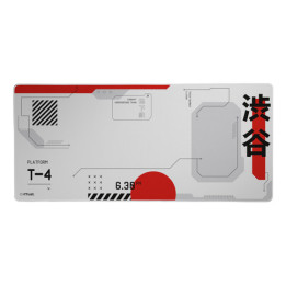 Trust GXT 759 XXL Tapete Gaming Preto, Cinzento, Vermelho, Branco