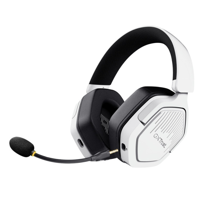 Trust GXT 493PS Carus Auscultadores Com fios e sem fios Fita de cabeça Jogos Bluetooth Branco