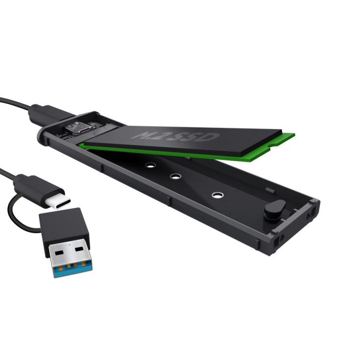 Trust 25806 Caixa para Discos Rígidos Compartimento SSD Preto