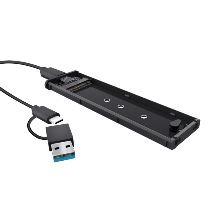 Trust 25806 Caixa para Discos Rígidos Compartimento SSD Preto