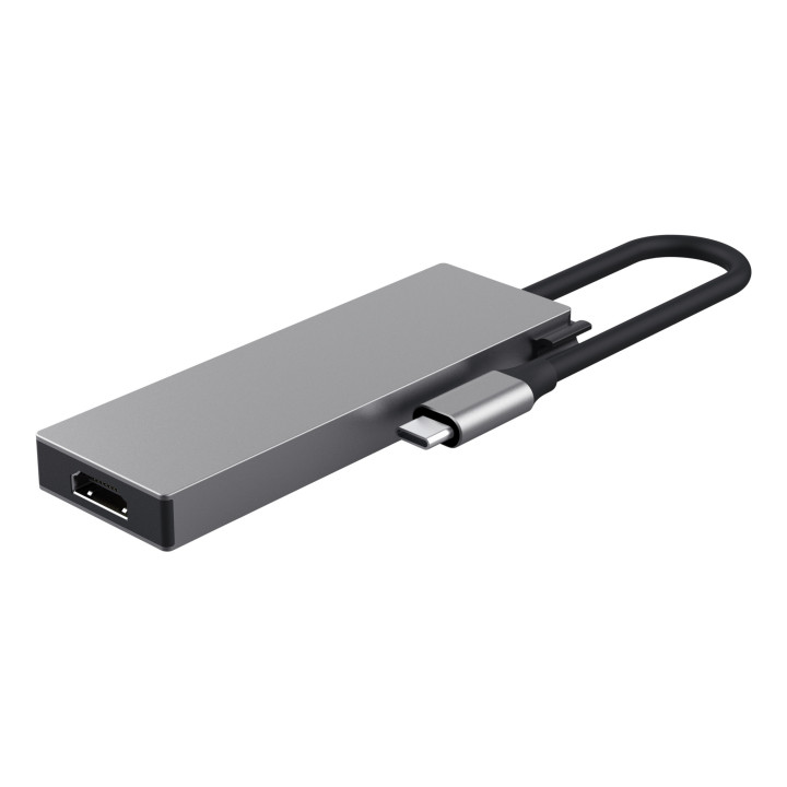 Trust 26062 hub de interface USB Type-C Cinzento