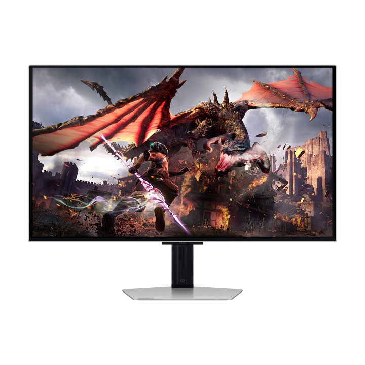 Samsung G80SD monitor de ecrã 81,3 cm (32") 3840 x 2160 pixels 4K Ultra HD OLED Prateado