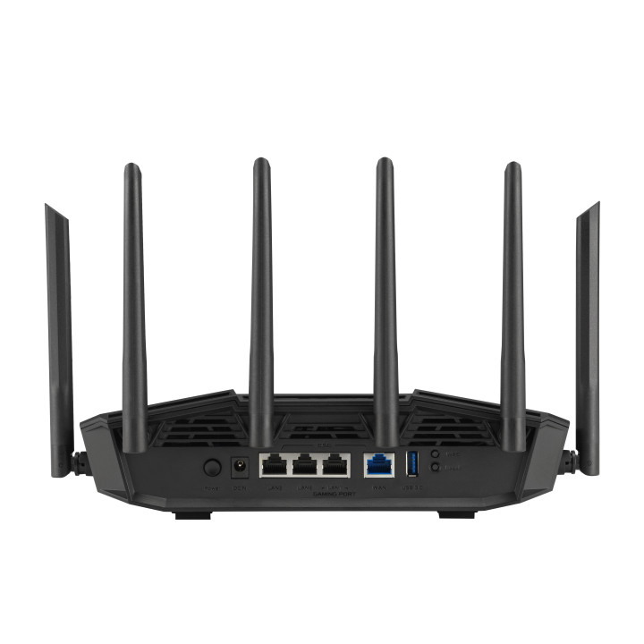 ASUS 90IG0A30-MO9C00 router sem fios 2.5 Gigabit Ethernet Tri-band (2.4 GHz   5 GHz   6 GHz) Preto