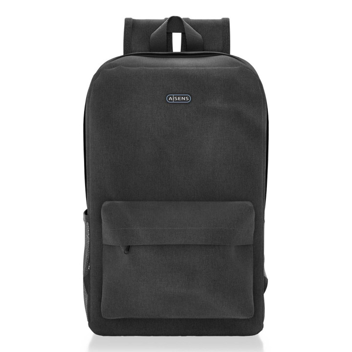 AISENS ASBG-BP080-BK mala para portáteis 39,6 cm (15.6") Mochila Preto