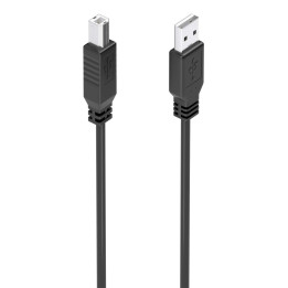 AISENS A101-0881 cabo USB USB 2.0 10 m USB A USB B Preto
