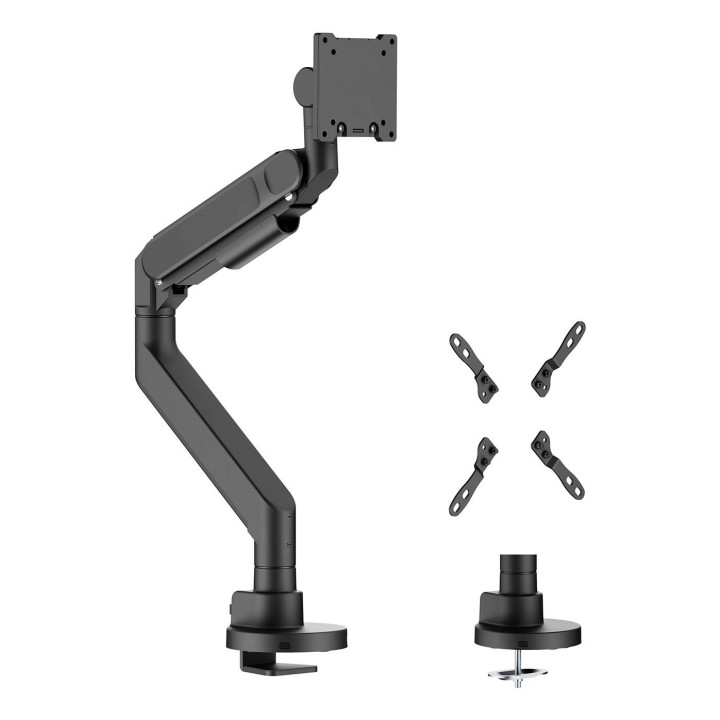 AISENS DT57TSR-307 montagem e suporte para monitores 144,8 cm (57") Secretária Preto
