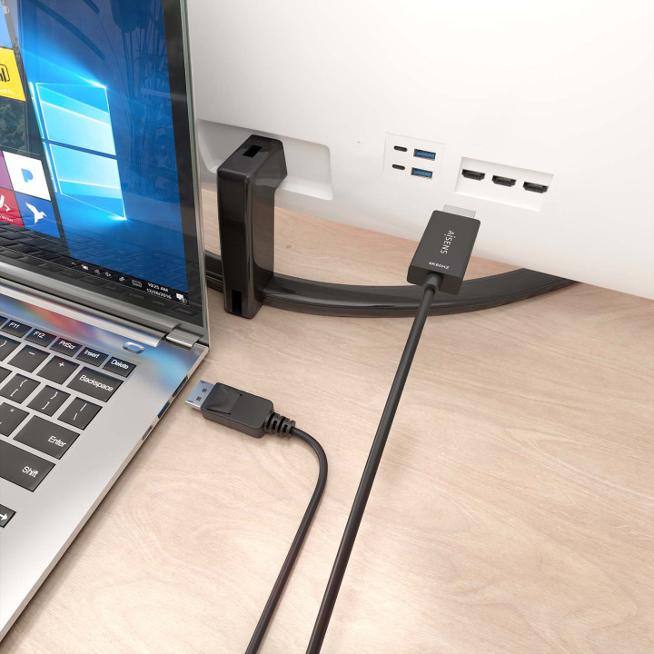 AISENS A125-0893 adaptador de cabo de vídeo 1,5 m DisplayPort HDMI Type A (Standard) Preto