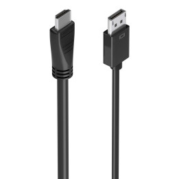 AISENS A125-0896 adaptador de cabo de vídeo 5 m DisplayPort HDMI Type A (Standard) Preto