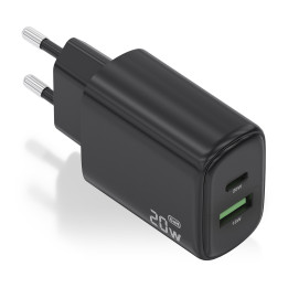 AISENS A110-0910 carregador de dispositivos móveis Universal Preto AC Carregamento rápido Interior