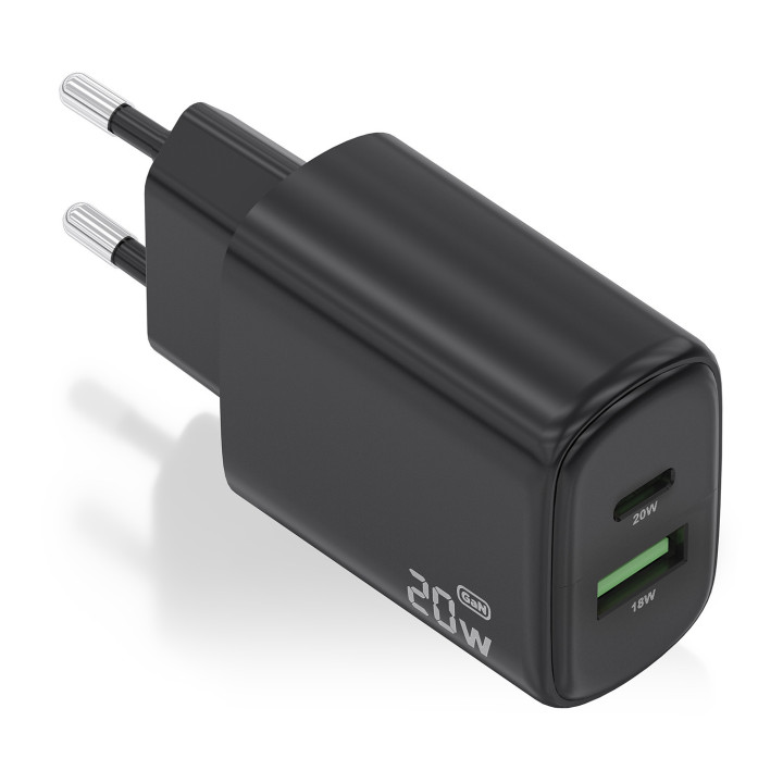 AISENS A110-0910 carregador de dispositivos móveis Universal Preto AC Carregamento rápido Interior