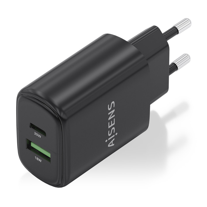 AISENS A110-0910 carregador de dispositivos móveis Universal Preto AC Carregamento rápido Interior