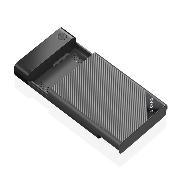 AISENS ASE-3529B Caixa para Discos Rígidos Caixa de disco rígido Preto 3.5"