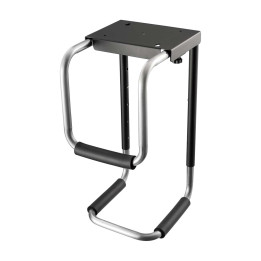 AISENS MPC08-337 suporte para CPU Suporte para CPU para debaixo da secretária Preto, Prateado