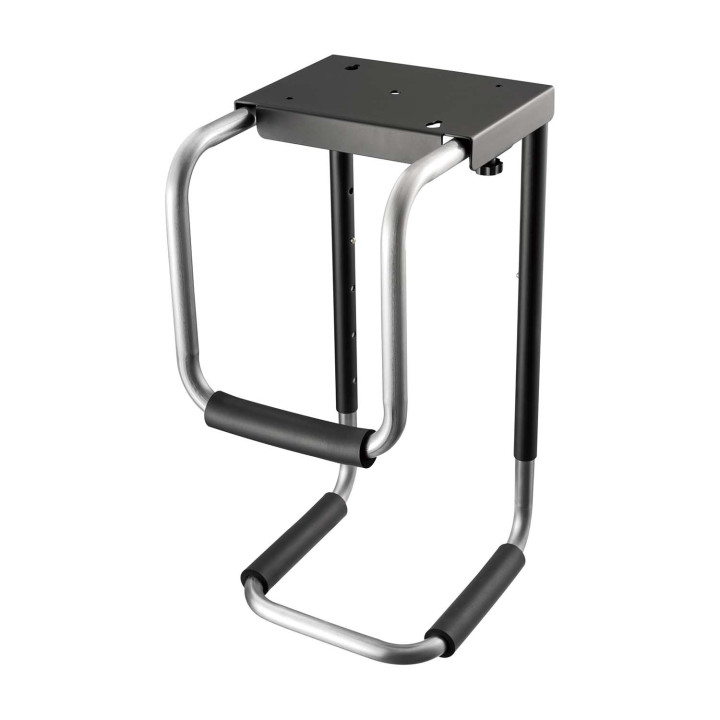 AISENS MPC08-337 suporte para CPU Suporte para CPU para debaixo da secretária Preto, Prateado