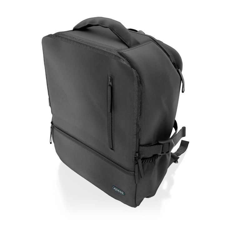 AISENS ASBG-BP086-BK mala para portáteis 39,6 cm (15.6") Mochila Preto