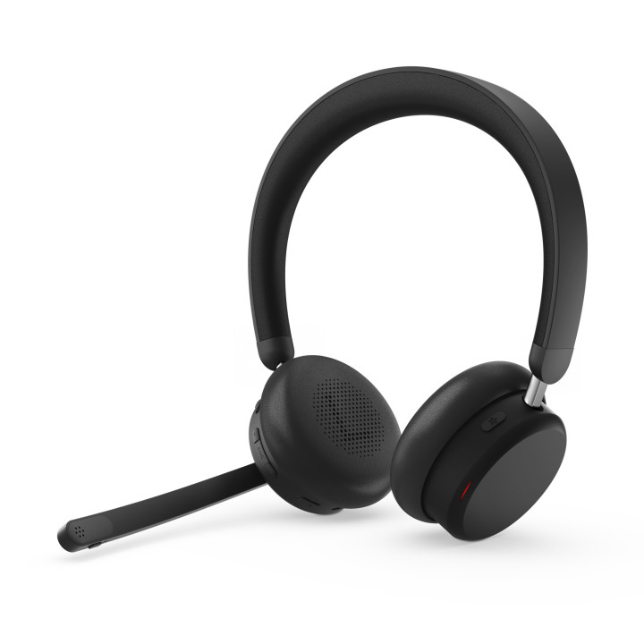 Lenovo 6550 Auscultadores Sem fios Fita de cabeça Escritório Call center USB Type-C Bluetooth Preto