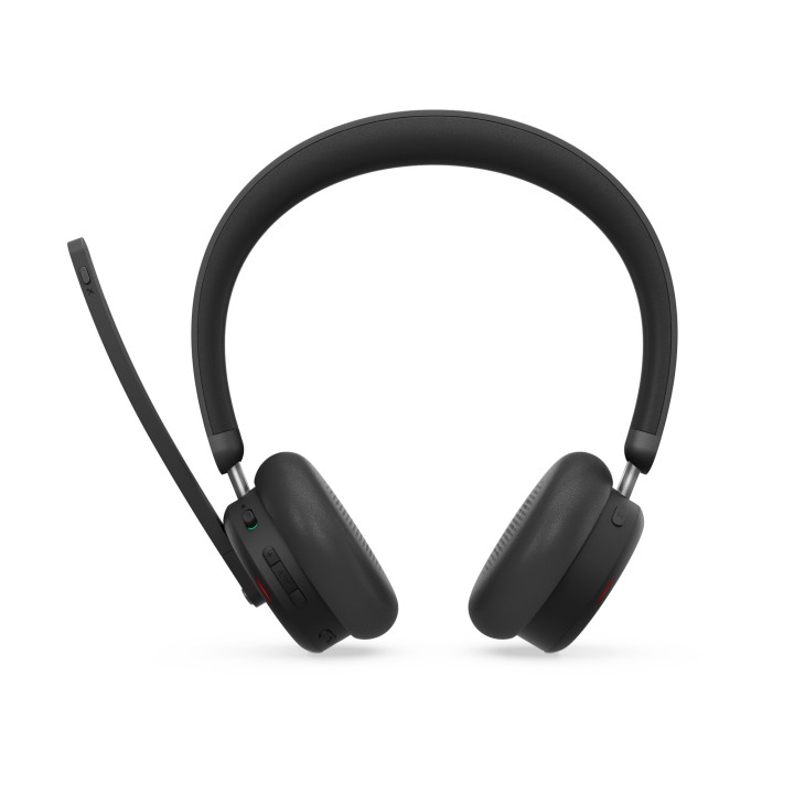 Lenovo ANC Headset 6550 Auscultadores Sem fios Fita de cabeça Escritório Call center USB Type-C Bluetooth Preto