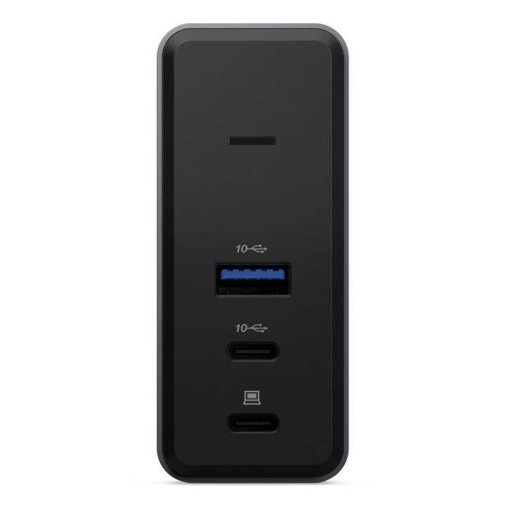 Lenovo G0AE0065EU base & duplicador de portas Com fios USB 3.2 Gen 1 (3.1 Gen 1) Type-C Preto, Cinzento
