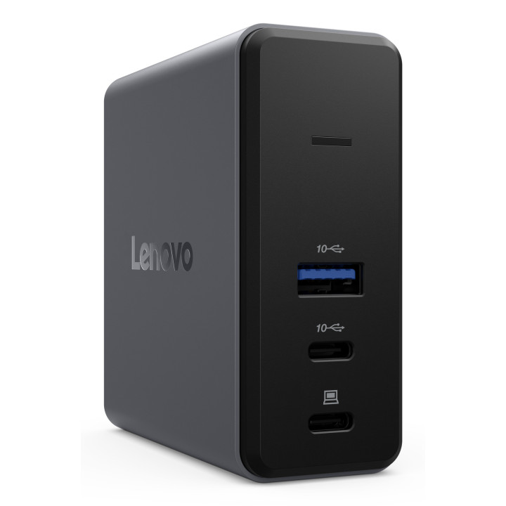Lenovo G0AE0065EU base & duplicador de portas Com fios USB 3.2 Gen 1 (3.1 Gen 1) Type-C Preto, Cinzento